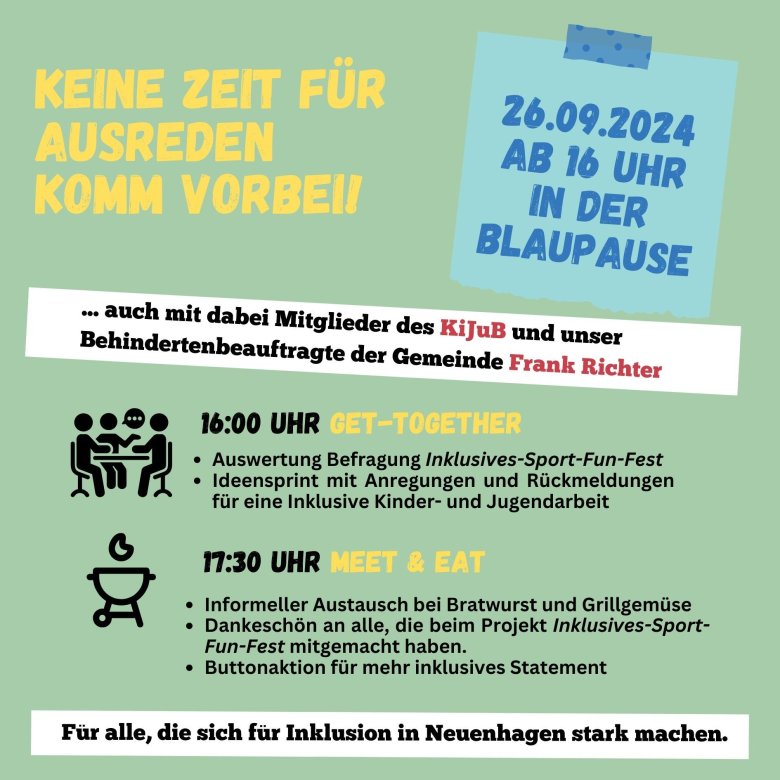 Egal wie alt jemand ist, welchen Geschlechts, ob mit oder ohne Behinderungen und unabhängig der Herkunft: durch Inklusion haben alle gleichermaßen die Möglichkeit am gesellschaftlichen Leben teilzunehmen. - 2